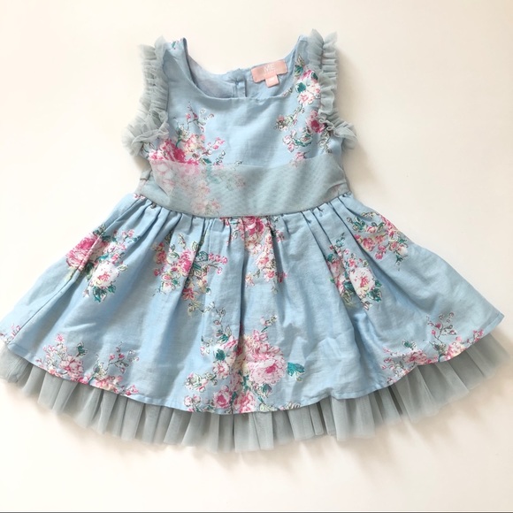 Other - ♦️HP♦️Beautiful floral print baby girl dress